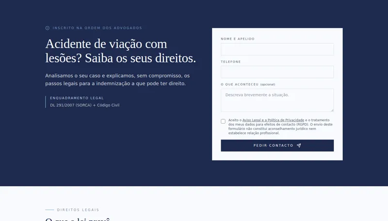 Site de demonstração — plano Pro