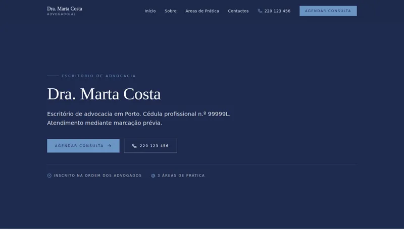 Site de demonstração — plano Standard